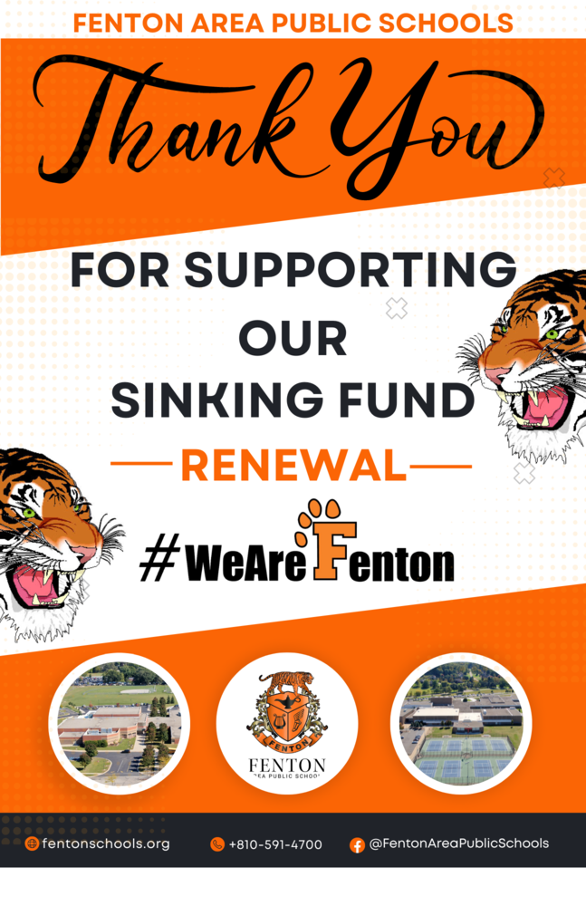 Thank you - Sinking Fund Renewal Flyer