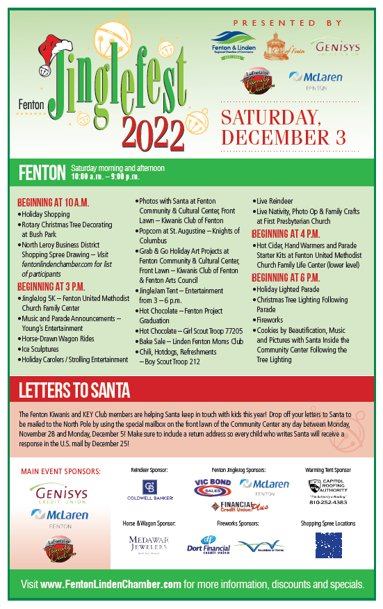 Fenton Jinglefest 2022 Fenton High School