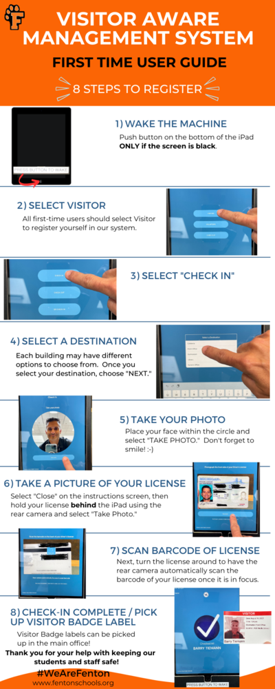 Visitor Aware - First Time User Guide