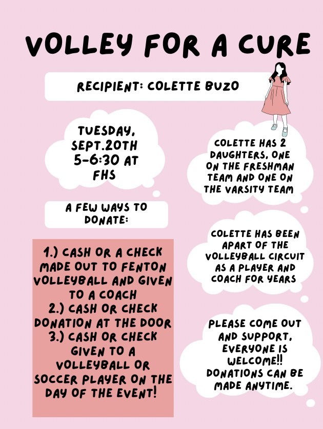 Volley for a Cure Flyer